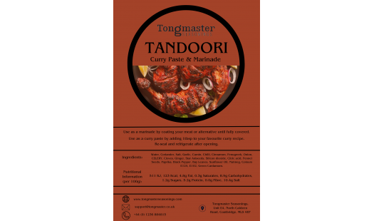 Tongmaster Tandoori Curry Paste & Marinade
